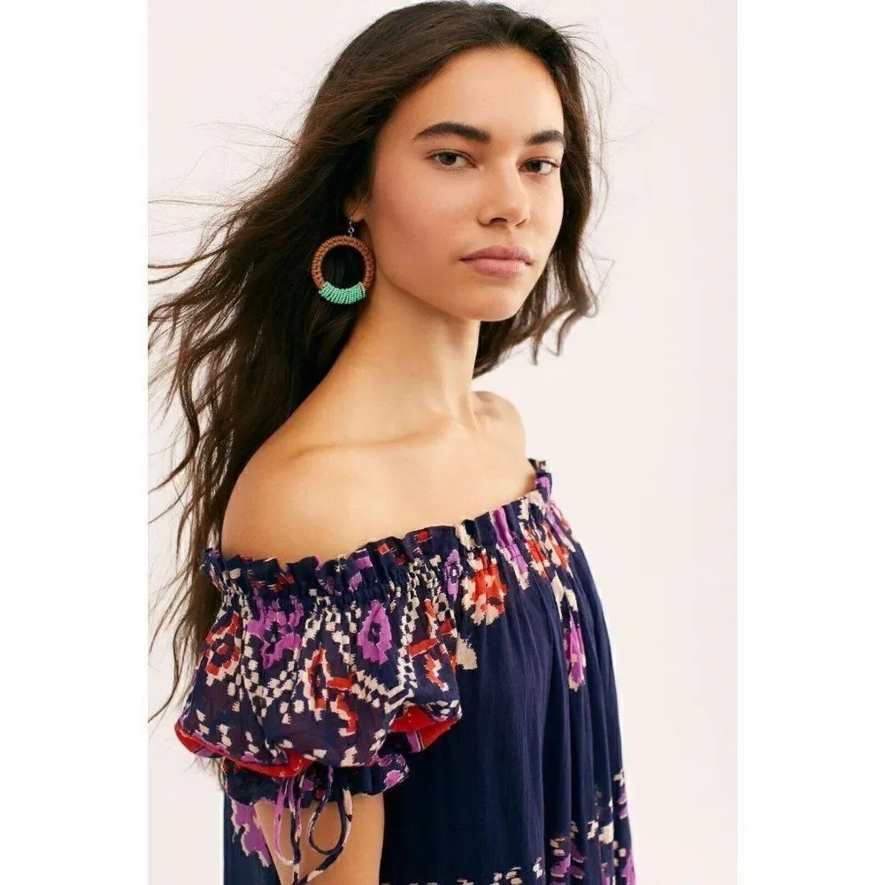 NEW FREE PEOPLE Sz XS LOVE SONG MAXI DRESS